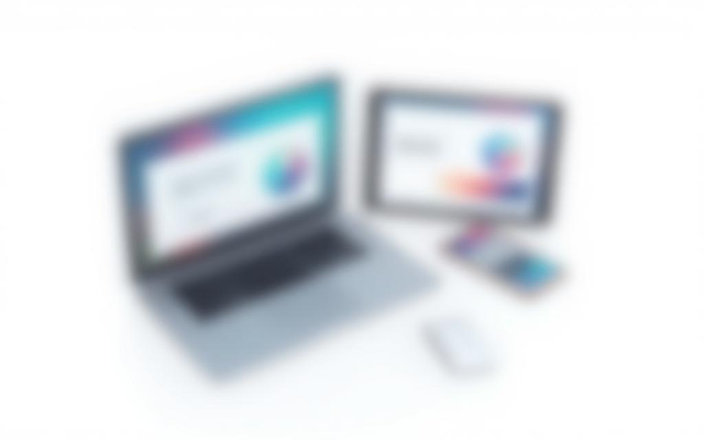 Mockup van EduTech platform op laptop, tablet en mobiel